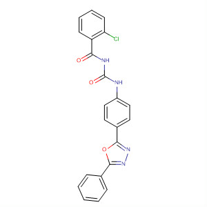 498547-93-6  Benzamide,2-chloro-N-[[[4-(5-phenyl-1,3,4-oxadiazol-2-yl)phenyl]amino]carbonyl]-