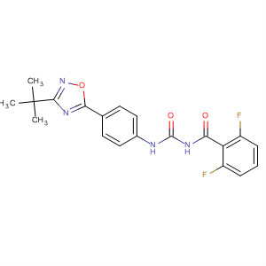 498547-95-8  Benzamide,N-[[[4-[3-(1,1-dimethylethyl)-1,2,4-oxadiazol-5-yl]phenyl]amino]carbonyl]-2,6-difluoro-