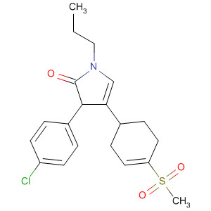 498556-78-8  2H-Pyrrol-2-one,3-(4-chlorophenyl)-1,5-dihydro-4-[4-(methylsulfonyl)phenyl]-1-propyl-