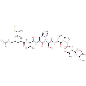 498566-13-5  L-Cysteine,L-cysteinyl-L-arginyl-L-threonyl-L-histidyl-L-seryl-L-seryl-L-prolyl-L-threonyl-