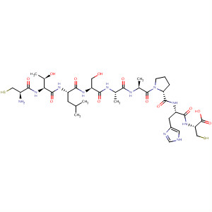 498566-21-5  L-Cysteine,L-cysteinyl-L-threonyl-L-leucyl-L-seryl-L-alanyl-L-alanyl-L-prolyl-L-histidyl-
