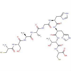 498566-27-1  L-Cysteine,L-cysteinyl-L-seryl-L-alanyl-L-alanylglycyl-L-histidyl-L-histidyl-L-threonyl-