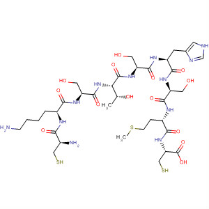 498566-31-7  L-Cysteine,L-cysteinyl-L-lysyl-L-seryl-L-threonyl-L-seryl-L-histidyl-L-seryl-L-methionyl-