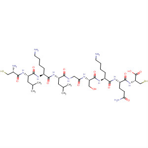 498566-41-9  L-Cysteine,L-cysteinyl-L-leucyl-L-lysyl-L-leucylglycyl-L-seryl-L-lysyl-L-glutaminyl-