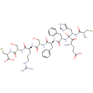 498566-55-5  L-Cysteine,L-cysteinyl-L-a-glutamyl-L-histidyl-L-phenylalanyl-L-phenylalanyl-L-seryl-L-arginyl-L-seryl-