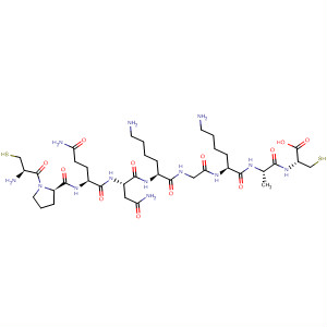 498566-74-8  L-Cysteine,L-cysteinyl-L-prolyl-L-glutaminyl-L-asparaginyl-L-lysylglycyl-L-lysyl-L-alanyl-