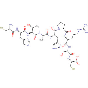498566-76-0  L-Cysteine,L-cysteinyl-L-histidyl-L-threonyl-L-alanyl-L-histidyl-L-prolyl-L-arginyl-L-seryl-