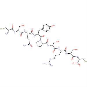 498566-80-6  L-Cysteine,L-cysteinyl-L-seryl-L-glutaminyl-L-tyrosyl-L-prolyl-L-seryl-L-arginyl-L-seryl-