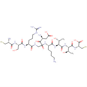 498566-82-8  L-Cysteine,L-cysteinyl-L-seryl-L-arginyl-L-a-aspartylglycyl-L-lysyl-L-threonyl-L-threonyl-
