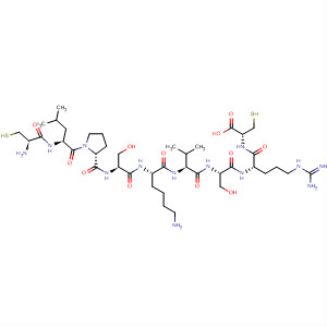 498567-00-3  L-Cysteine,L-cysteinyl-L-leucyl-L-prolyl-L-seryl-L-lysyl-L-valyl-L-seryl-L-arginyl-