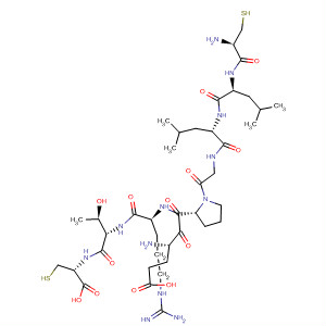 498567-26-3  L-Cysteine,L-cysteinyl-L-leucyl-L-leucylglycyl-L-a-glutamyl-L-prolyl-L-arginyl-L-threonyl-
