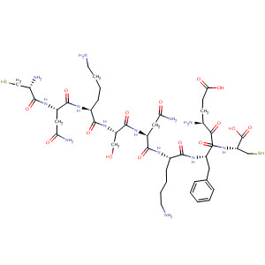 498567-30-9  L-Cysteine,L-cysteinyl-L-asparaginyl-L-lysyl-L-seryl-L-asparaginyl-L-lysyl-L-a-glutamyl-L-phenylalanyl-