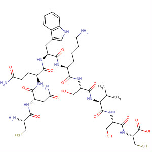 498567-46-7  L-Cysteine,L-cysteinyl-L-asparaginyl-L-glutaminyl-L-tryptophyl-L-lysyl-L-seryl-L-valyl-L-seryl-
