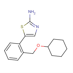 498574-70-2  2-Thiazolamine, 5-[2-[(cyclohexyloxy)methyl]phenyl]-