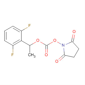 498577-24-5  2,5-Pyrrolidinedione, 1-[[[1-(2,6-difluorophenyl)ethoxy]carbonyl]oxy]-