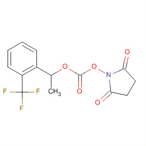 498577-25-6  2,5-Pyrrolidinedione,1-[[[1-[2-(trifluoromethyl)phenyl]ethoxy]carbonyl]oxy]-