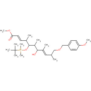 498579-24-1  2,8-Undecadienoic acid,5-[[(1,1-dimethylethyl)dimethylsilyl]oxy]-7-hydroxy-11-[(4-methoxyphenyl)methoxy]-4,6,8,10-tetramethyl-, methyl ester,(2E,4R,5R,6R,7R,8E,10S)-