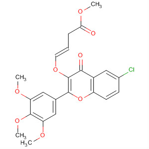 498581-74-1  3-Butenoic acid,4-[[6-chloro-4-oxo-2-(3,4,5-trimethoxyphenyl)-4H-1-benzopyran-3-yl]oxy]-, methyl ester, (3E)-