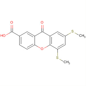 49870-37-3  9H-Xanthene-2-carboxylic acid, 5,7-bis(methylthio)-9-oxo-