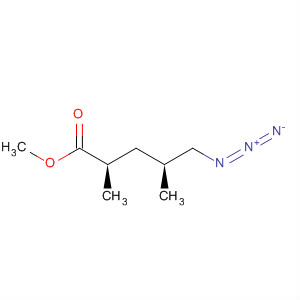 499101-15-4  Pentanoic acid, 5-azido-2,4-dimethyl-, methyl ester, (2R,4S)- 499101-15-4  Pentanoic acid, 5-azido-2,4-dimethyl-, methyl ester, (2R,4S)-