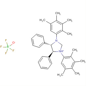 499102-05-5  1H-Imidazolium,4,5-dihydro-4,5-diphenyl-1,3-bis(2,3,4,5-tetramethylphenyl)-, (4S,5S)-,tetrafluoroborate(1-)