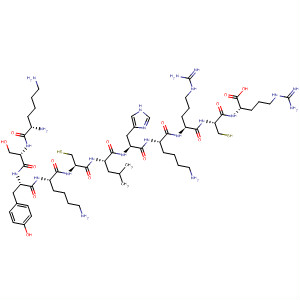 499106-17-1  L-Arginine,L-lysyl-L-seryl-L-tyrosyl-L-lysyl-L-cysteinyl-L-leucyl-L-histidyl-L-lysyl-L-arginyl-L-cysteinyl-