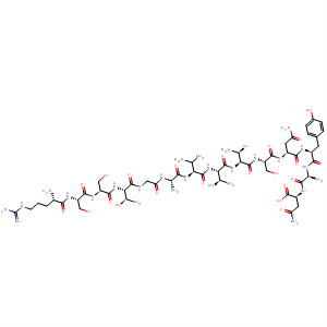 499109-26-1  L-Asparagine,L-arginyl-L-seryl-L-seryl-L-threonylglycyl-L-alanyl-L-valyl-L-threonyl-L-threonyl-L-seryl-L-asparaginyl-L-tyrosyl-L-alanyl-