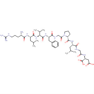 499123-41-0  L-Aspartic acid,L-arginyl-L-leucyl-L-valyl-L-phenylalanylglycyl-L-prolyl-L-leucylglycyl-