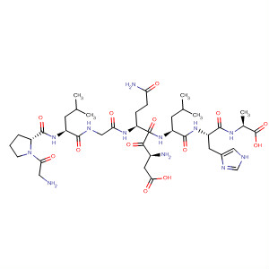 499123-47-6  L-Alanine,glycyl-L-prolyl-L-leucylglycyl-L-a-aspartyl-L-glutaminyl-L-leucyl-L-histidyl-