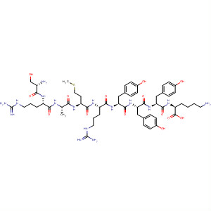 499123-64-7  L-Lysine,L-seryl-L-arginyl-L-alanyl-L-methionyl-L-arginyl-L-tyrosyl-L-tyrosyl-L-tyrosyl-