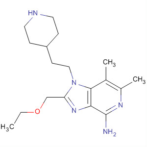 499127-11-6  1H-Imidazo[4,5-c]pyridin-4-amine,2-(ethoxymethyl)-6,7-dimethyl-1-[2-(4-piperidinyl)ethyl]-