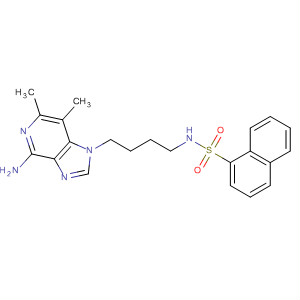 499127-44-5  1-Naphthalenesulfonamide,N-[4-(4-amino-6,7-dimethyl-1H-imidazo[4,5-c]pyridin-1-yl)butyl]-