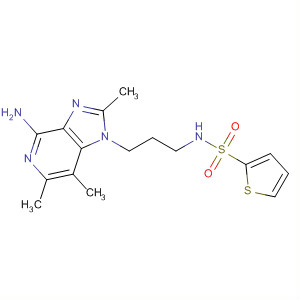 499127-87-6  2-Thiophenesulfonamide,N-[3-(4-amino-2,6,7-trimethyl-1H-imidazo[4,5-c]pyridin-1-yl)propyl]-