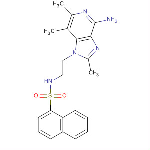 499128-31-3  1-Naphthalenesulfonamide,N-[2-(4-amino-2,6,7-trimethyl-1H-imidazo[4,5-c]pyridin-1-yl)ethyl]-