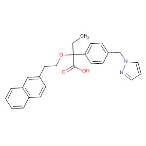 499143-81-6  Benzenebutanoic acid,2-[2-(2-naphthalenyl)ethoxy]-4-(1H-pyrazol-1-ylmethyl)-