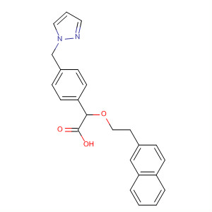499143-85-0  Benzeneacetic acid,2-[2-(2-naphthalenyl)ethoxy]-4-(1H-pyrazol-1-ylmethyl)-