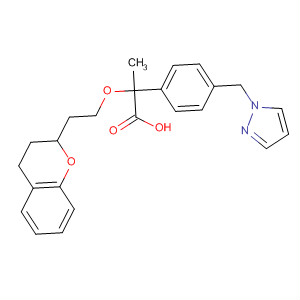 499144-41-1  Benzenepropanoic acid,2-[2-(3,4-dihydro-2H-1-benzopyran-2-yl)ethoxy]-4-(1H-pyrazol-1-ylmethyl)-