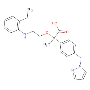 499145-50-5  Benzenepropanoic acid,2-[2-(ethylphenylamino)ethoxy]-4-(1H-pyrazol-1-ylmethyl)-