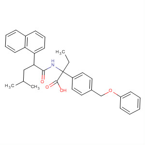 499150-59-3  Benzenebutanoic acid,2-[[4-methyl-2-(1-naphthalenyl)-1-oxopentyl]amino]-4-(phenoxymethyl)-