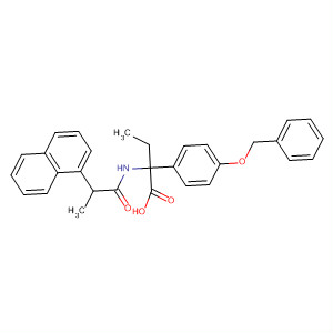 499150-66-2  Benzenebutanoic acid,2-[[2-(1-naphthalenyl)-1-oxopropyl]amino]-4-(phenylmethoxy)-