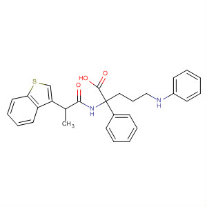 499150-95-7  Benzenebutanoic acid,2-[(2-benzo[b]thien-3-yl-1-oxopropyl)amino]-4-[(phenylamino)methyl]-