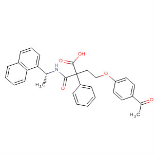 499156-05-7  Benzenebutanoic acid,4-(4-acetylphenoxy)-2-[[[(1R)-1-(1-naphthalenyl)ethyl]amino]carbonyl]-