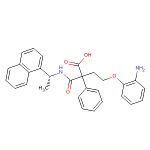 499156-73-9  Benzenebutanoic acid,4-(2-aminophenoxy)-2-[[[(1R)-1-(1-naphthalenyl)ethyl]amino]carbonyl]-