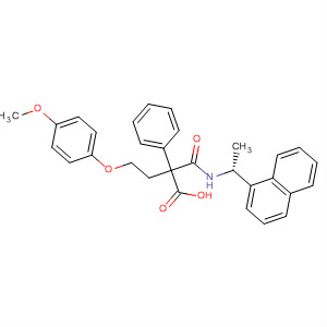 499156-76-2  Benzenebutanoic acid,4-(4-methoxyphenoxy)-2-[[[(1R)-1-(1-naphthalenyl)ethyl]amino]carbonyl]-