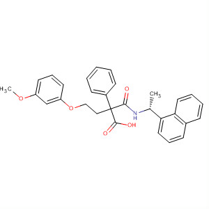 499156-79-5  Benzenebutanoic acid,4-(3-methoxyphenoxy)-2-[[[(1R)-1-(1-naphthalenyl)ethyl]amino]carbonyl]-