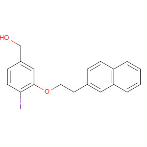 499157-25-4  Benzenemethanol, 4-יודו-3-[2-(2-naphthalenyl)ethoxy]-