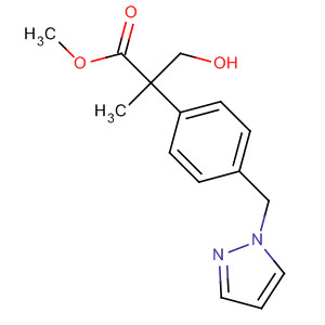 499157-93-6  Kyselina benzenpropanová, 2-(hydroxymethyl)-4-(1H-pyrazol-1-ylmethyl)-,methylester