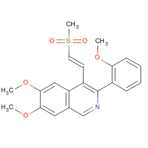 499181-80-5  Isoquinoline,6,7-dimethoxy-3-(2-methoxyphenyl)-4-[(1E)-2-(methylsulfonyl)ethenyl]-