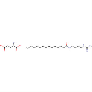 499194-74-0  L-Glutamic acid, compd. withN-[4-[(aminoiminomethyl)amino]butyl]tetradecanamide (1:1)
