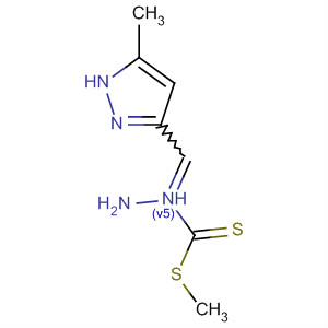 499199-78-9  Hydrazinecarbodithioic acid, [(5-methyl-1H-pyrazol-3-yl)methylene]-,methyl ester